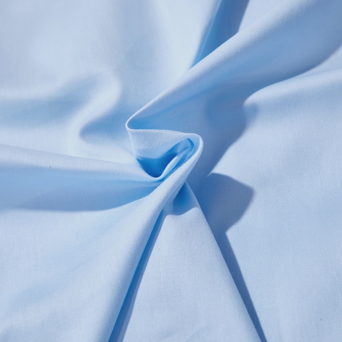 91家纺网 家纺一手货源 找家纺 晶缦家纺 2026新款喷气A类全棉13376纯棉斜纹纯色单被套单品被套被套单件 沐朗-天蓝