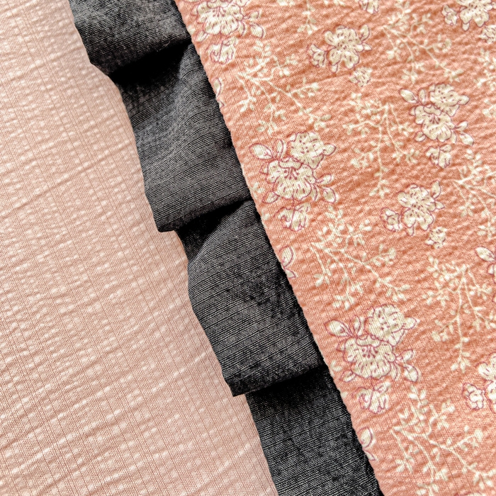 91家纺网 家纺一手货源 找家纺 仟网汇 2026新款木棉皱皱纱赫本风夏被单夏被枕套 罗曼