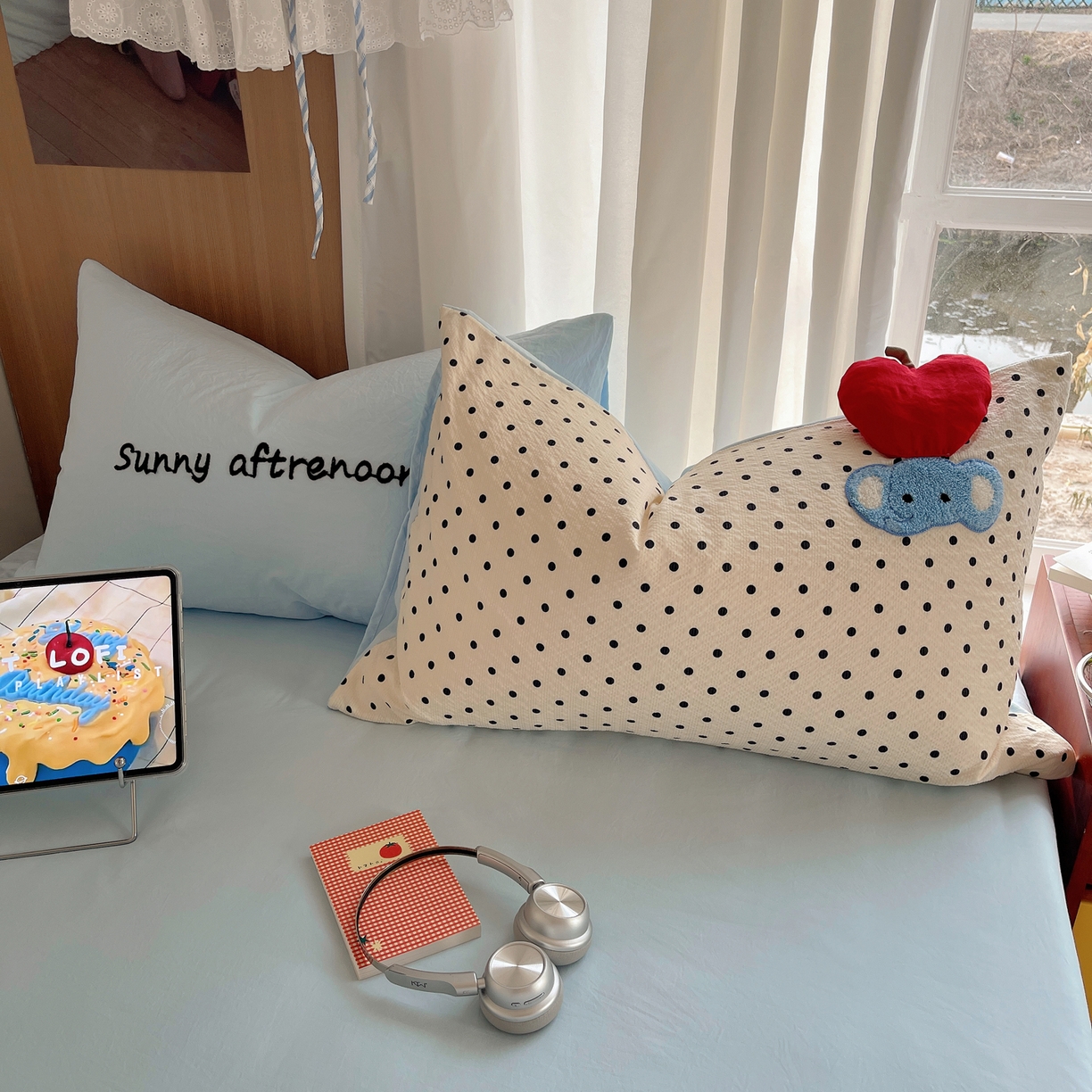 91家纺网 家纺一手货源 找家纺 顾里家纺 2026春夏新款ins童趣异形泡芙棉毛巾绣四件套 苹果小象