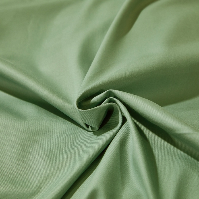 91家纺网 家纺一手货源 找家纺 晶缦家纺 2026新款喷气A类全棉13376纯棉斜纹纯色单床单单品床单床单单件 沐朗-抹茶绿