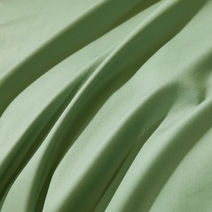 91家纺网 家纺一手货源 找家纺 晶缦家纺 2026新款喷气A类全棉13376纯棉斜纹纯色单床单单品床单床单单件 沐朗-抹茶绿