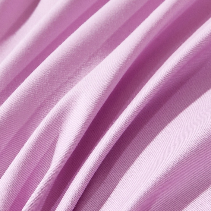 91家纺网 家纺一手货源 找家纺 晶缦家纺 2026新款喷气A类全棉13376纯棉斜纹纯色单床单单品床单床单单件 沐朗-浅紫