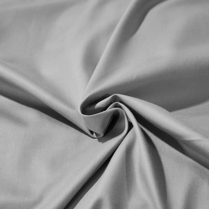 91家纺网 家纺一手货源 找家纺 晶缦家纺 2026新款喷气A类全棉13376纯棉斜纹纯色单床单单品床单床单单件 沐朗-典雅灰