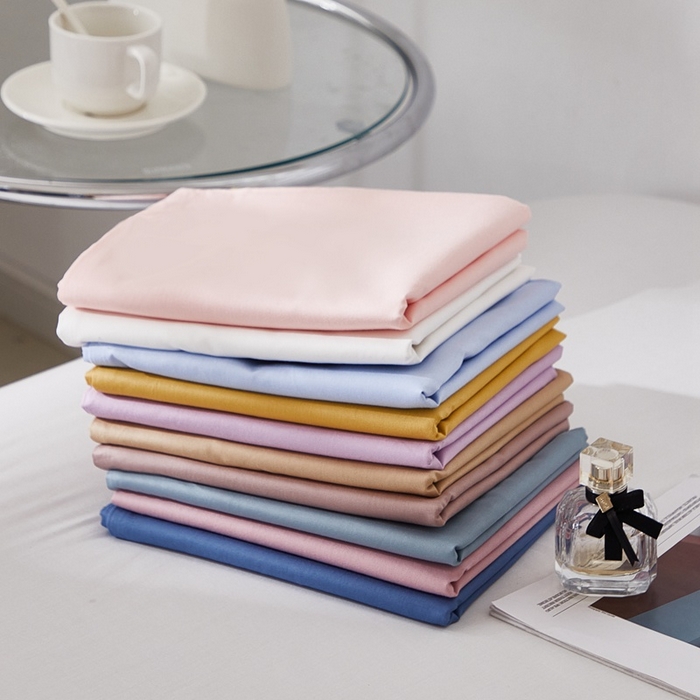 91家纺网 家纺一手货源 找家纺 （总）晶缦家纺 2026新款喷气A类全棉13376纯棉斜纹纯色单枕套单品枕套枕套单件