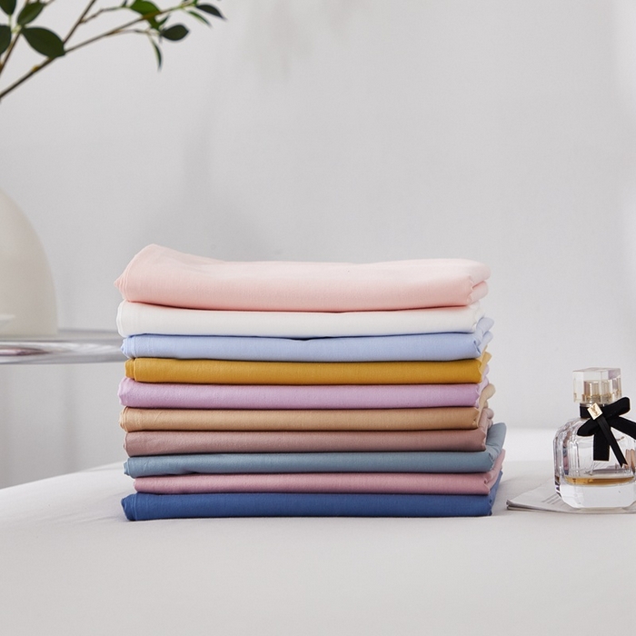 91家纺网 家纺一手货源 找家纺 晶缦家纺 2026新款喷气A类全棉13376纯棉斜纹纯色单枕套单品枕套枕套单件 组合图仅做展示不可下单