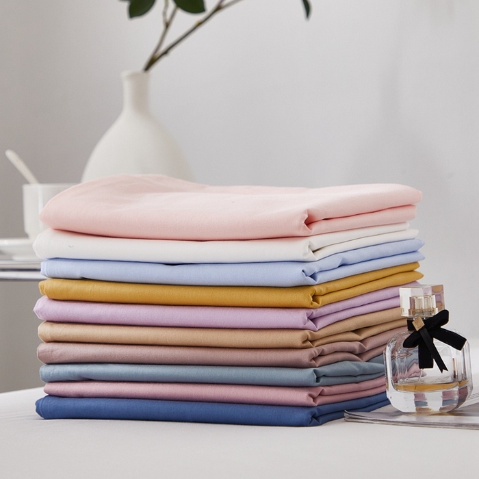 91家纺网 家纺一手货源 找家纺 晶缦家纺 2026新款喷气A类全棉13376纯棉斜纹纯色单枕套单品枕套枕套单件 组合图仅做展示不可下单