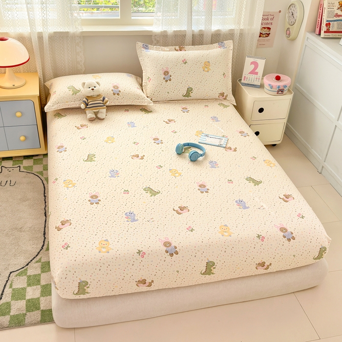 91家纺网 家纺一手货源 找家纺 拾物记 2026新款第二批A类新疆全棉12868单品床笠系列（提供买家秀和A类质检报告） 小童世界