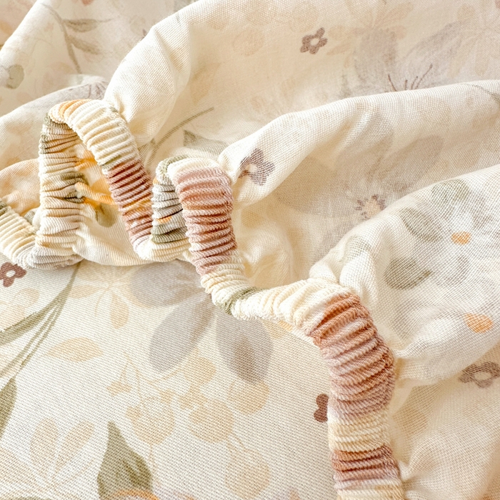 91家纺网 家纺一手货源 找家纺 拾物记 2026新款第二批A类新疆全棉12868单品床笠系列（提供买家秀和A类质检报告） 苏糖-咖