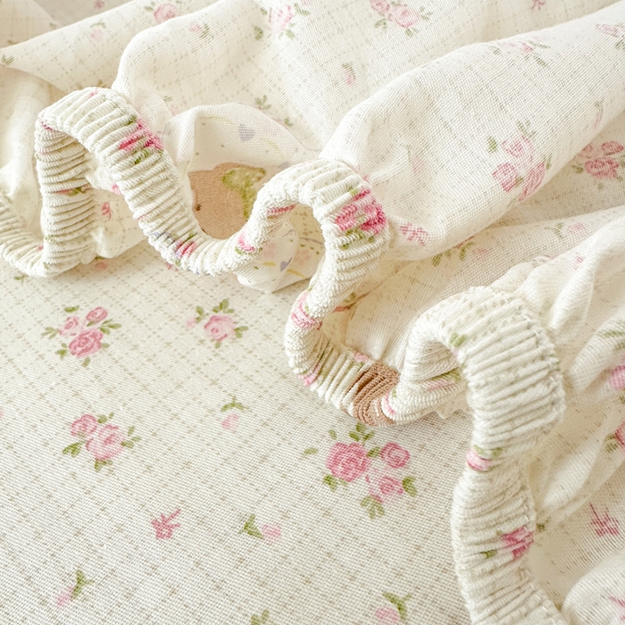 91家纺网 家纺一手货源 找家纺 拾物记 2026新款第二批A类新疆全棉12868单品床笠系列（提供买家秀和A类质检报告） 小熊花园