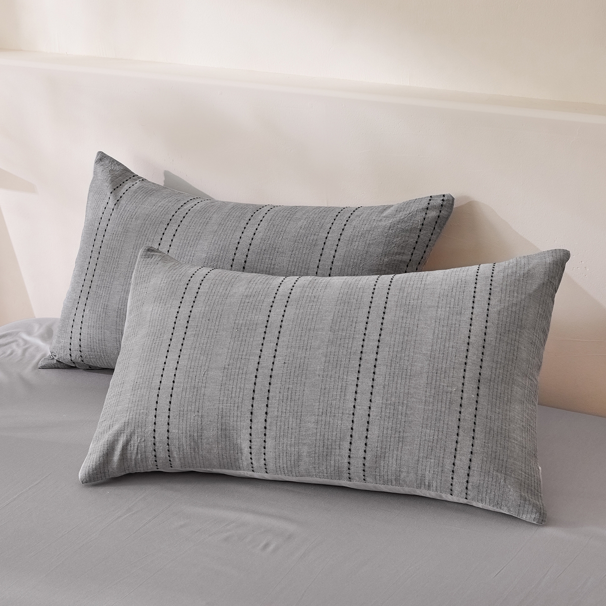 91家纺网 家纺一手货源 找家纺 吾秀家居 2026春夏新款全棉大提花棉花夏被夏凉被空调被-星空系列 星空-浅灰