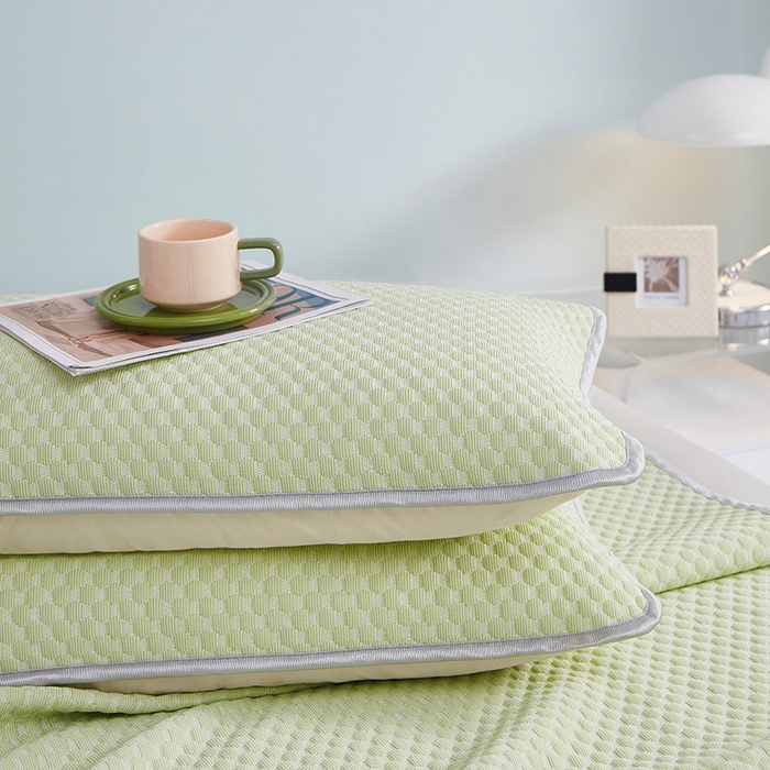 91家纺网 家纺一手货源 找家纺 （总）睡美美家纺 2026新款3D豆豆凉席冰丝席按摩席夏凉席床单床裙款三件套热销款