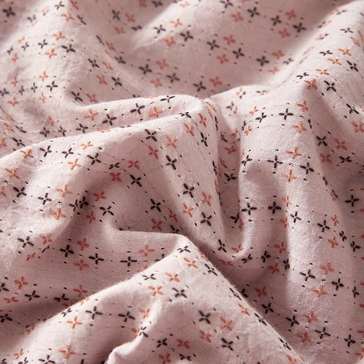 91家纺网 家纺一手货源 找家纺 吾秀家居 2026春夏新款全棉大提花棉花夏被夏凉被空调被-四叶草系列 四叶草-粉