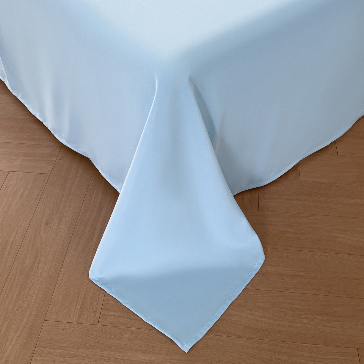 91家纺网 家纺一手货源 找家纺 易禾家纺 2026春夏新款提花水冼棉刺绣雪纺花边四件套-典雅 典雅-兰