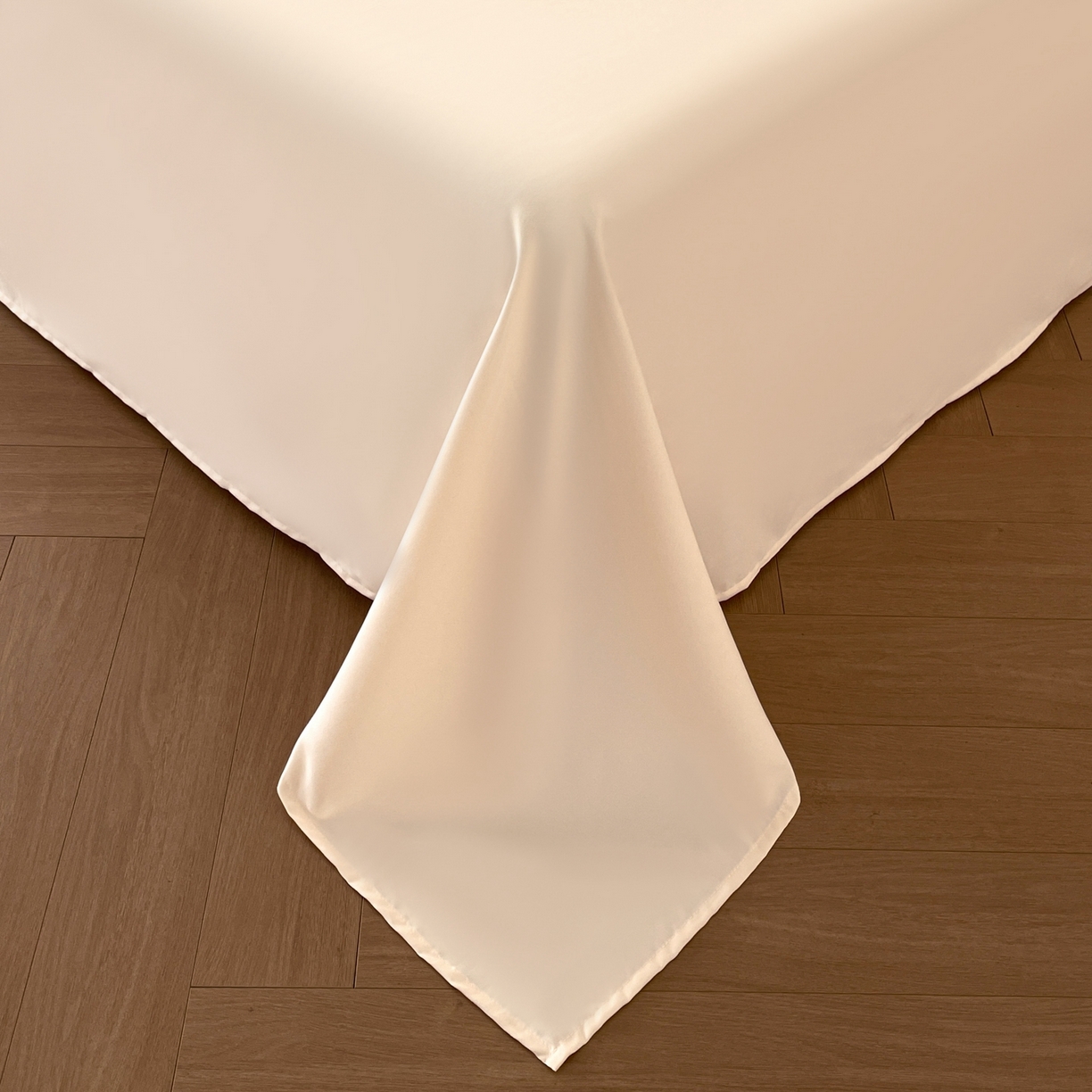 91家纺网 家纺一手货源 找家纺 （总）易禾家纺 2026春夏新款提花水冼棉刺绣雪纺花边四件套-典雅