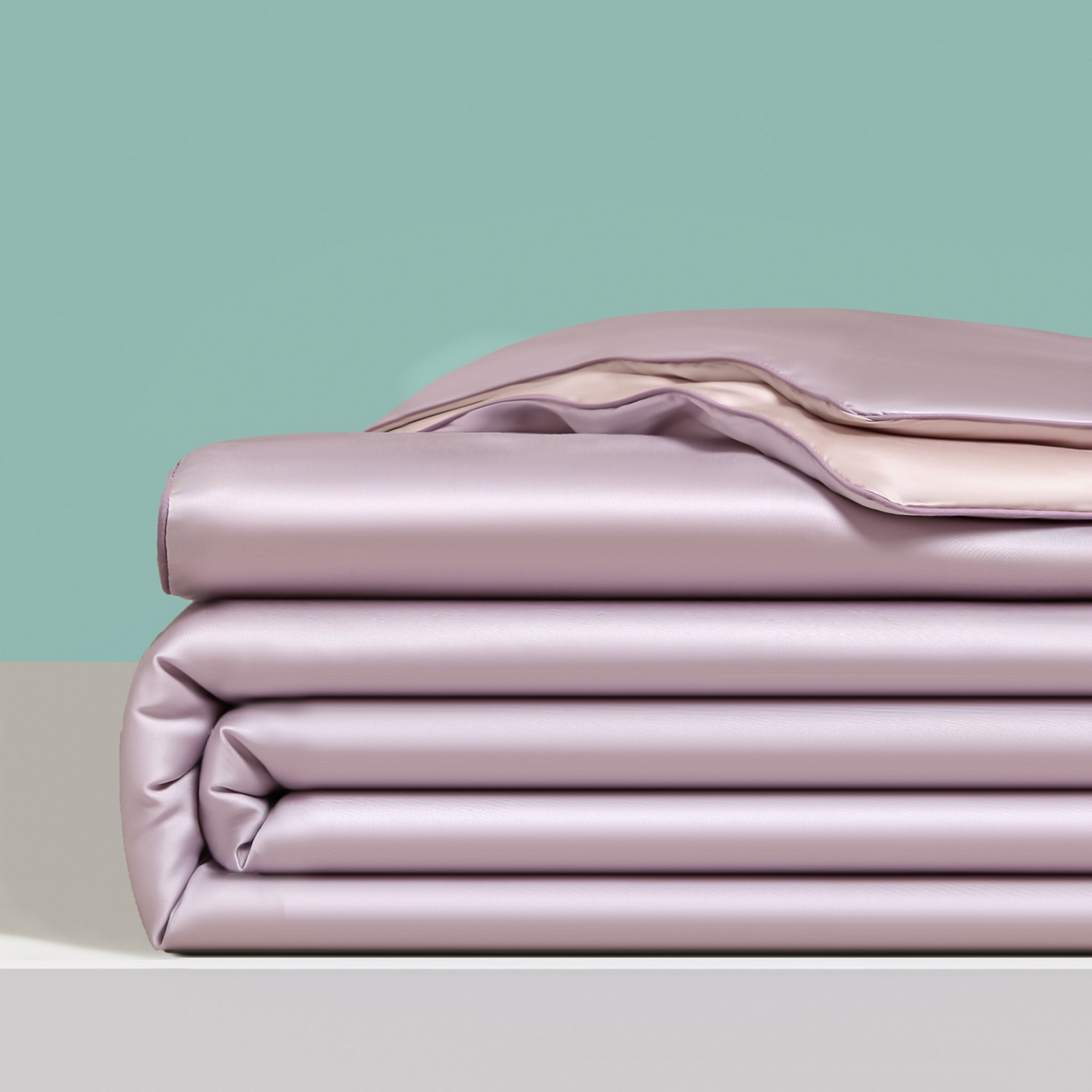 吾秀家居 2026春夏新款双拼色莱赛尔天丝夏被夏凉被空调被-天纯系列 天丝-紫粉色