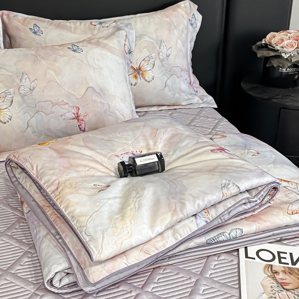 91家纺网 家纺一手货源 找家纺 （总）吾秀家居 2026春夏新款数码印花莱赛尔天丝夏被夏凉被空调被-天印系列