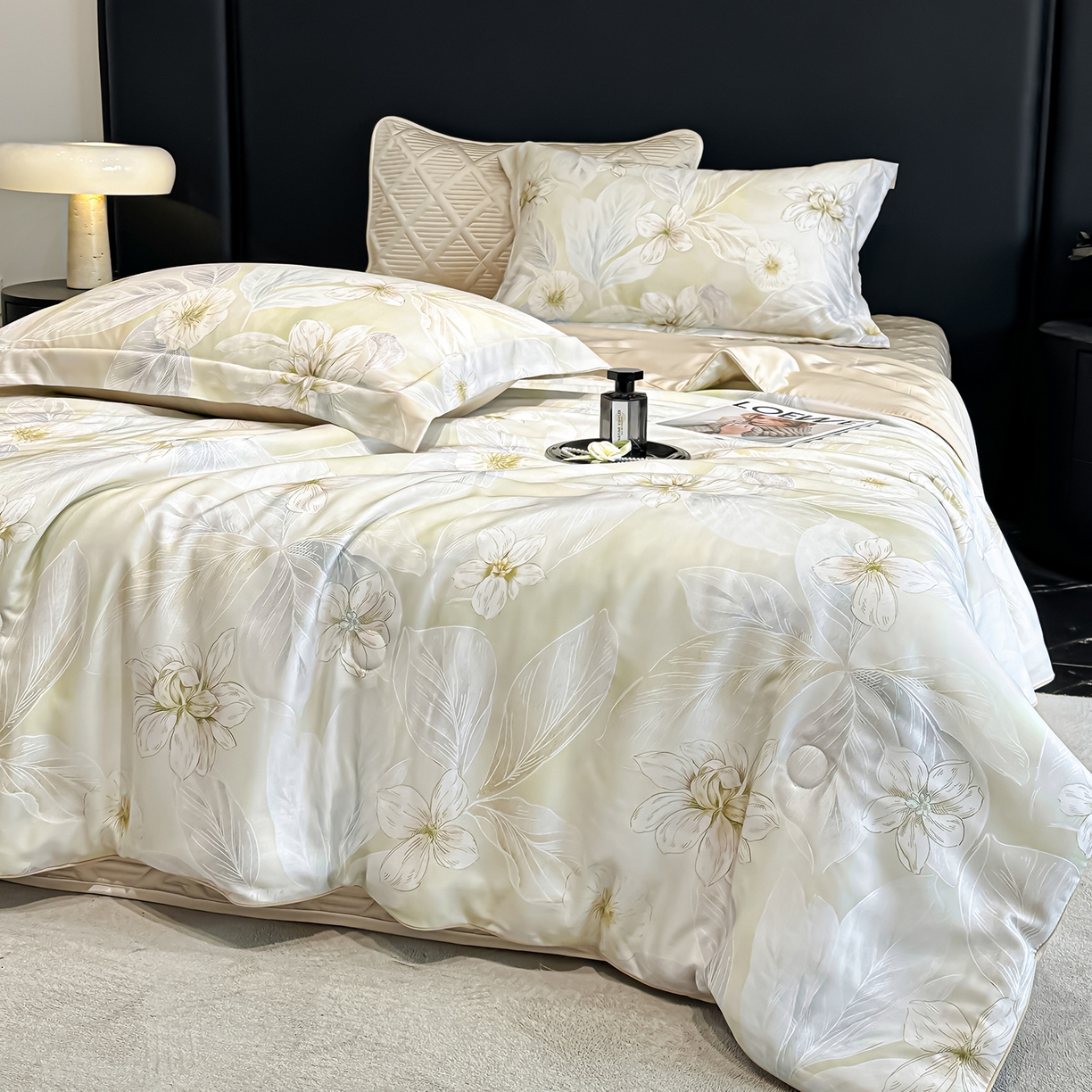 91家纺网 家纺一手货源 找家纺 （总）吾秀家居 2026春夏新款数码印花莱赛尔天丝夏被夏凉被空调被-天印系列