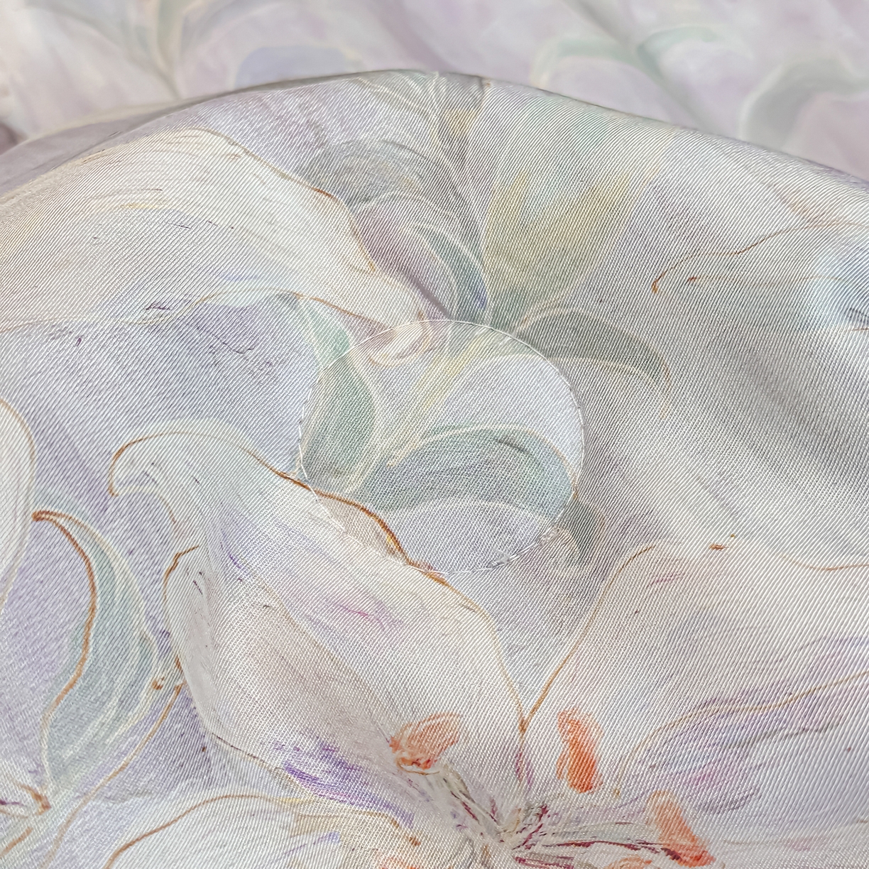 91家纺网 家纺一手货源 找家纺 吾秀家居 2026春夏新款数码印花莱赛尔天丝夏被夏凉被空调被-天印系列 春意