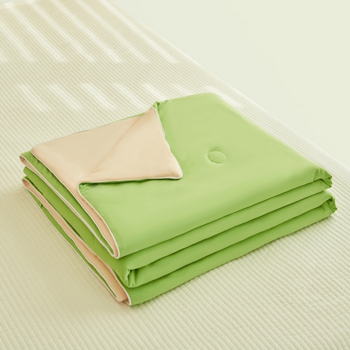 91家纺网 家纺一手货源 找家纺 （总）晨曦家纺 2026新款A类凉感丝清凉大豆夏被四件套-熊猫冻冻被