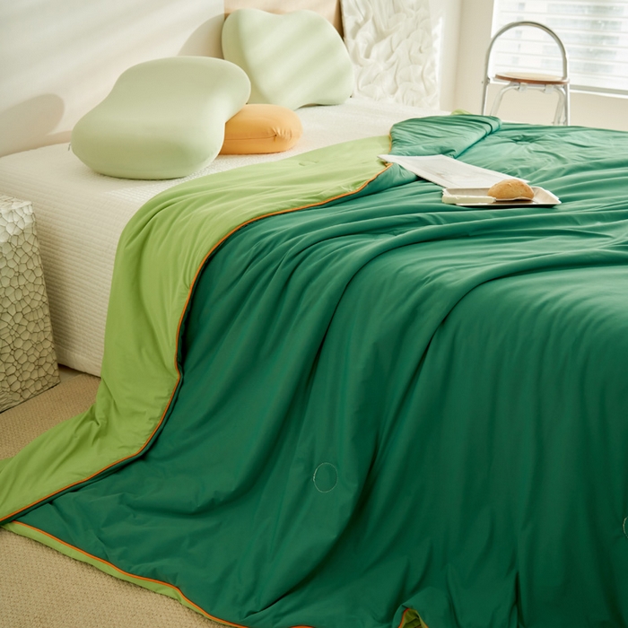 91家纺网 家纺一手货源 找家纺 （总）晨曦家纺 2026新款A类凉感丝清凉大豆夏被四件套-熊猫冻冻被