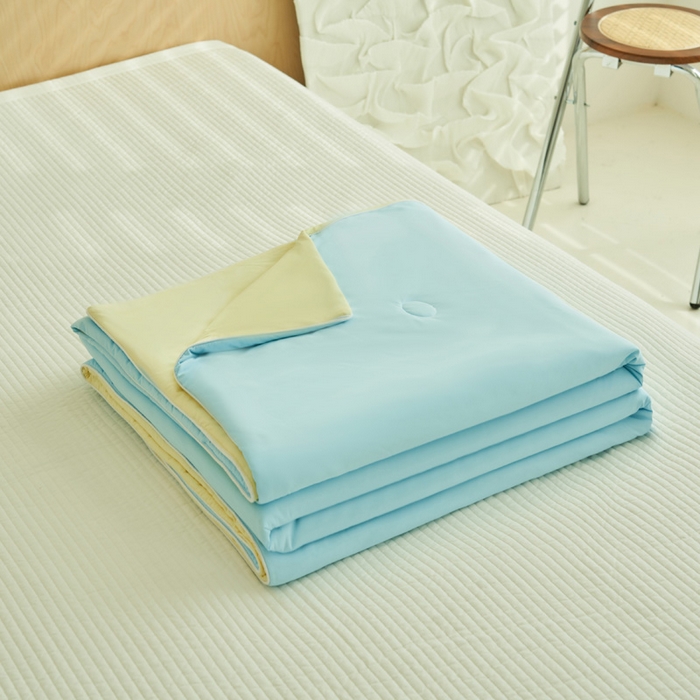 91家纺网 家纺一手货源 找家纺 （总）晨曦家纺 2026新款A类凉感丝清凉大豆夏被四件套-熊猫冻冻被