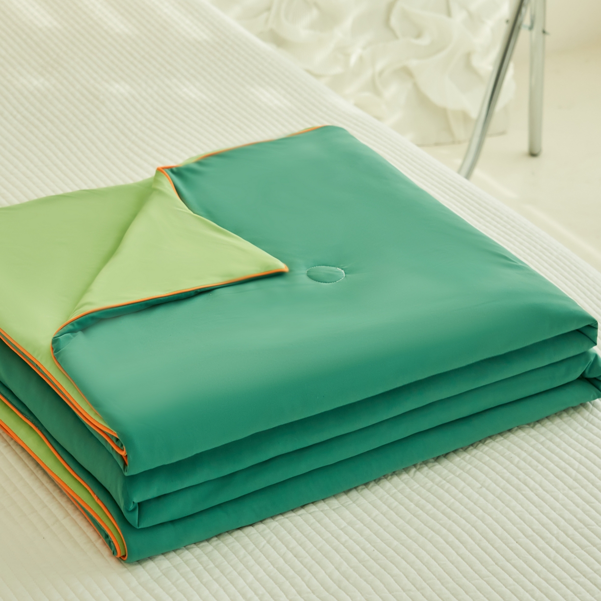 91家纺网 家纺一手货源 找家纺 （总）晨曦家纺 2026新款A类凉感丝清凉大豆夏被四件套-熊猫冻冻被