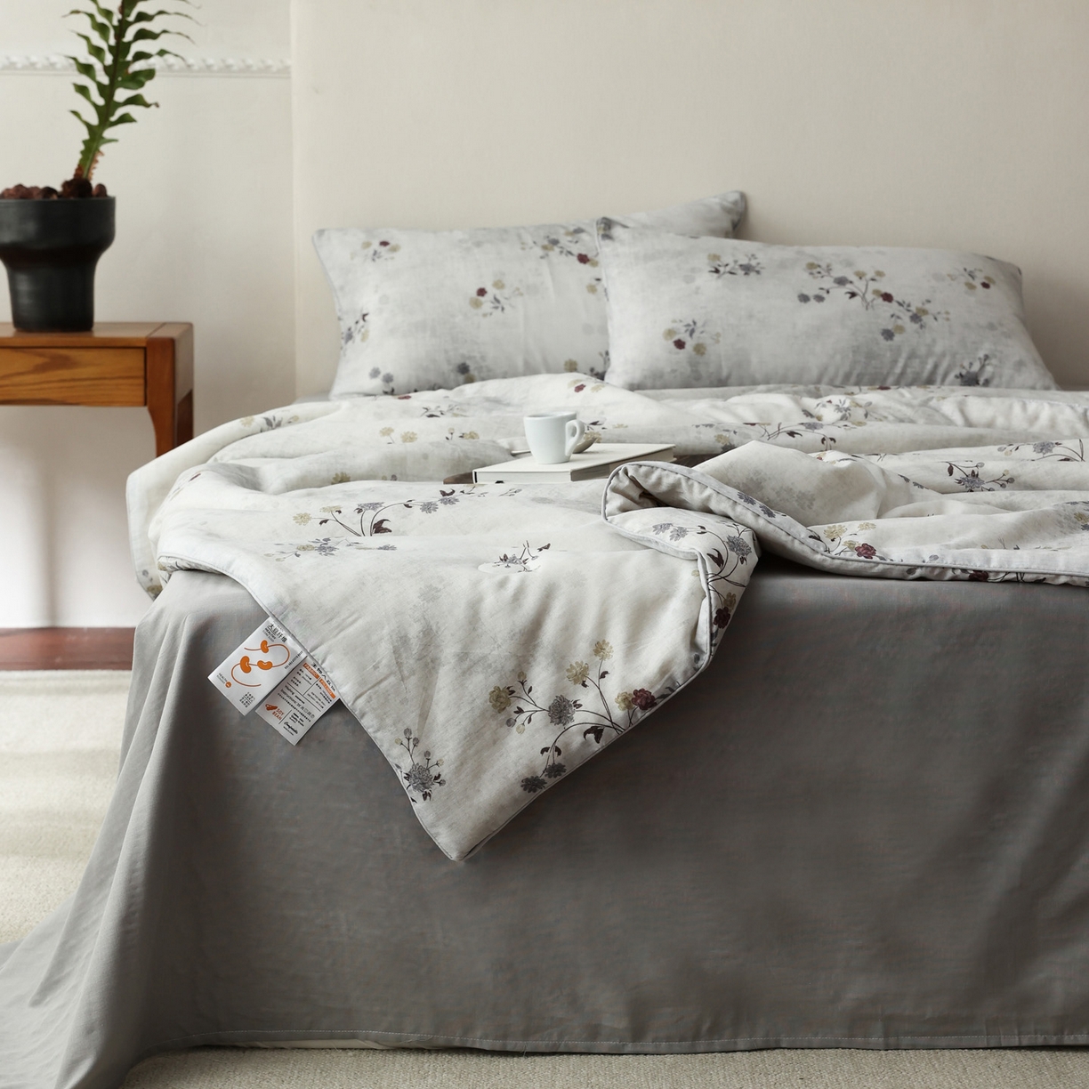 91家纺网 家纺一手货源 找家纺 （总）万盛家纺 2026新款全棉双层纱复古印花夏被夏凉被空调被