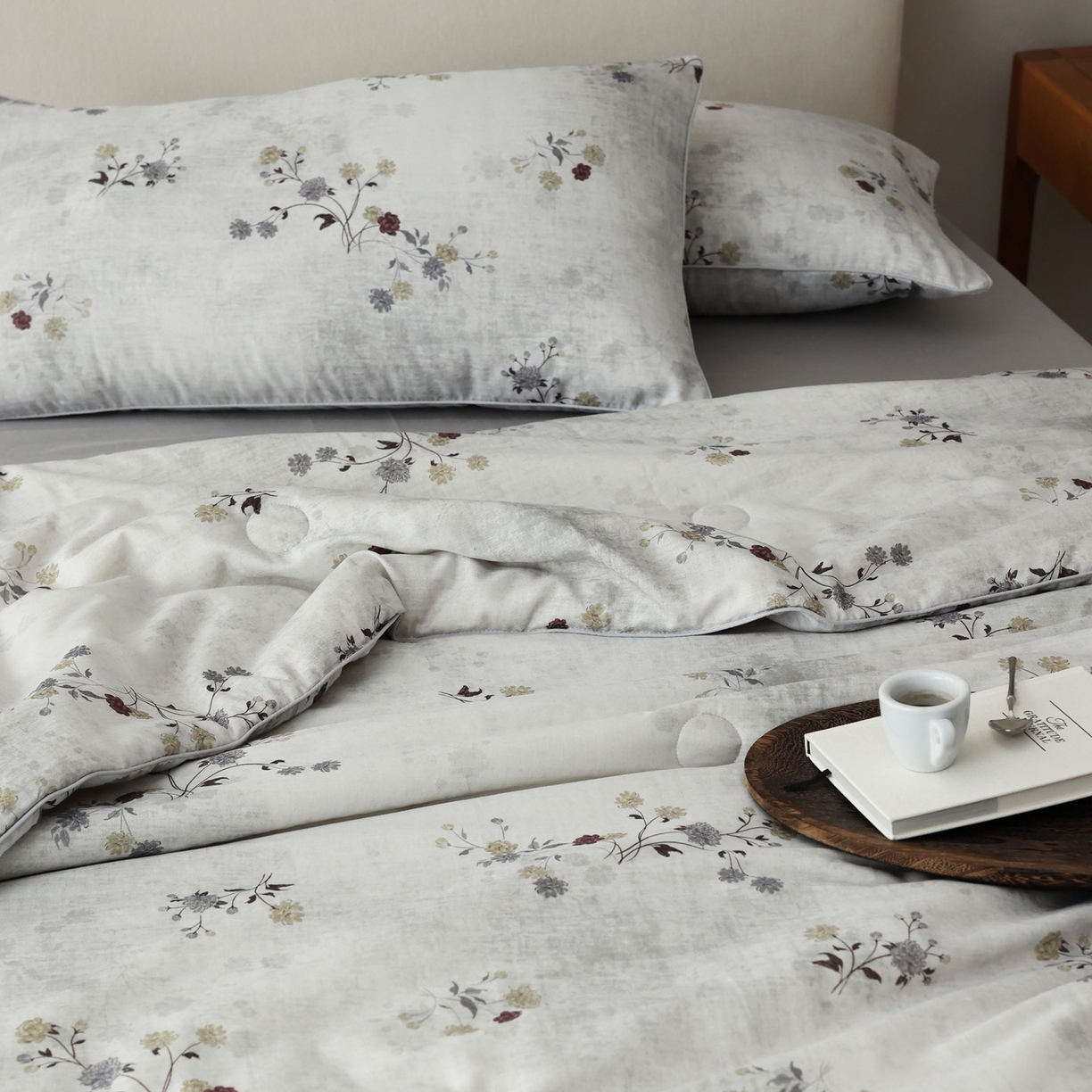 91家纺网 家纺一手货源 找家纺 （总）万盛家纺 2026新款全棉双层纱复古印花夏被夏凉被空调被