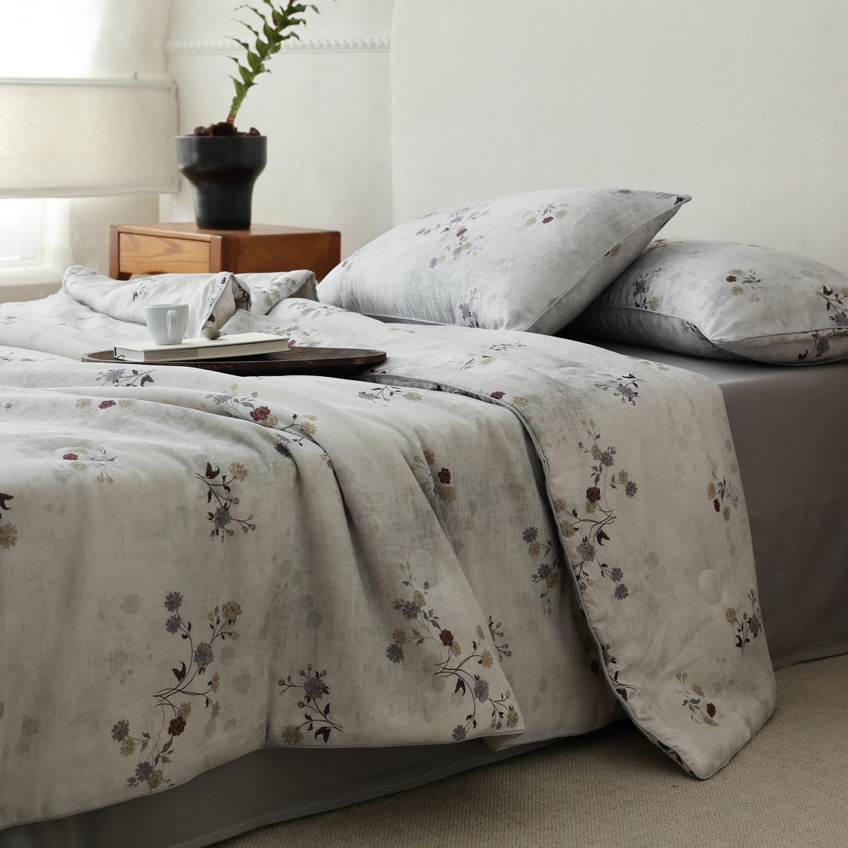 91家纺网 家纺一手货源 找家纺 （总）万盛家纺 2026新款全棉双层纱复古印花夏被夏凉被空调被