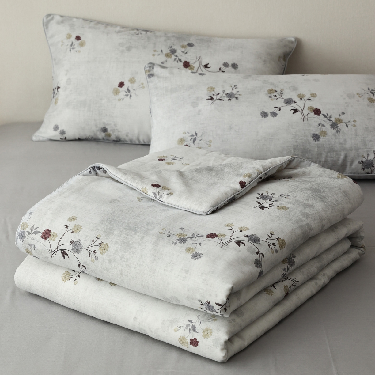 91家纺网 家纺一手货源 找家纺 万盛家纺 2026新款全棉双层纱复古印花夏被夏凉被空调被 夏影