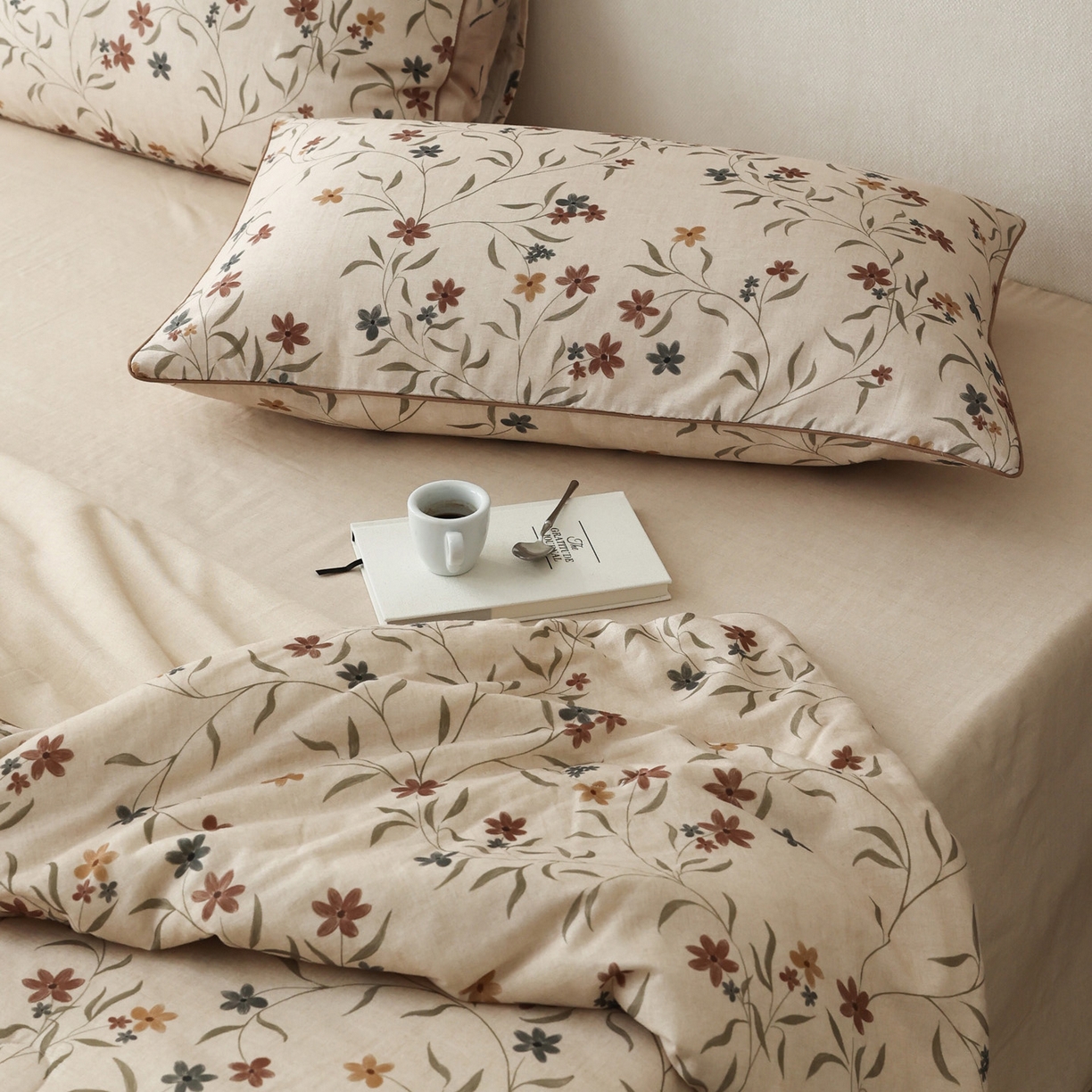 91家纺网 家纺一手货源 找家纺 万盛家纺 2026新款全棉双层纱复古印花夏被夏凉被空调被 安屿