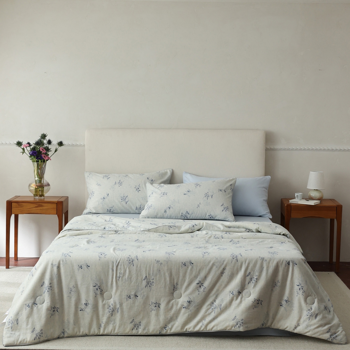 91家纺网 家纺一手货源 找家纺 （总）万盛家纺 2026新款棉麻印花夏被夏凉被空调被