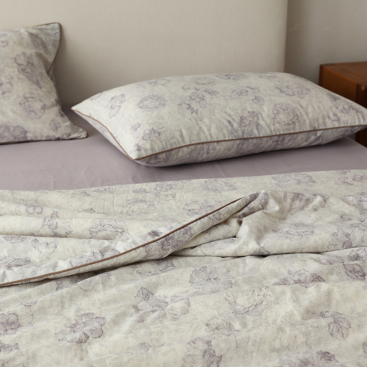 91家纺网 家纺一手货源 找家纺 万盛家纺 2026新款棉麻印花夏被夏凉被空调被 素锦