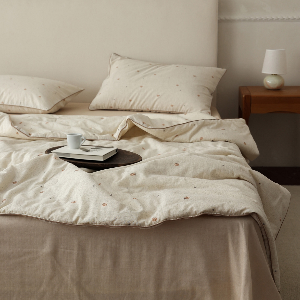 91家纺网 家纺一手货源 找家纺 万盛家纺 2026新款棉麻印花夏被夏凉被空调被 南珂