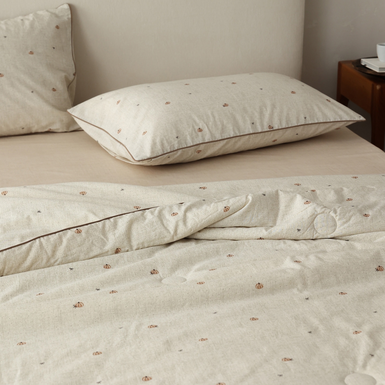 91家纺网 家纺一手货源 找家纺 万盛家纺 2026新款棉麻印花夏被夏凉被空调被 南珂