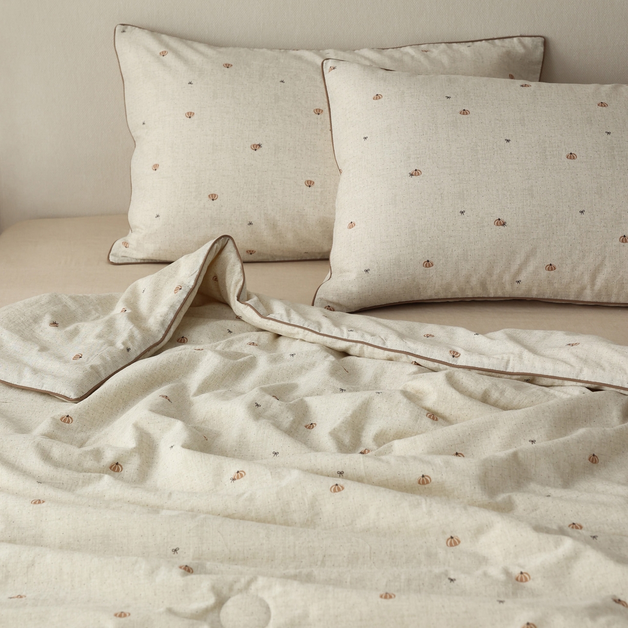 91家纺网 家纺一手货源 找家纺 万盛家纺 2026新款棉麻印花夏被夏凉被空调被 南珂