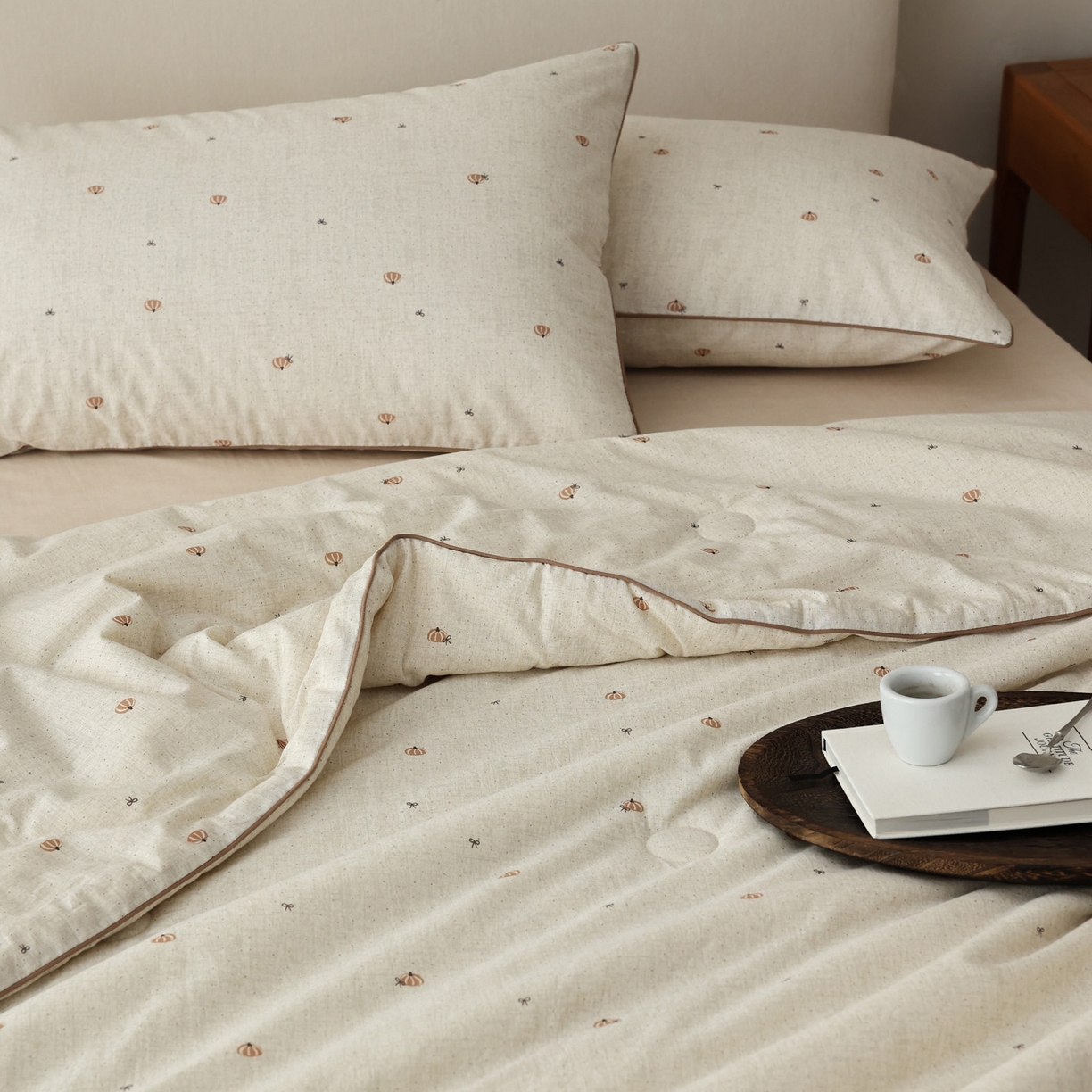 91家纺网 家纺一手货源 找家纺 万盛家纺 2026新款棉麻印花夏被夏凉被空调被 南珂