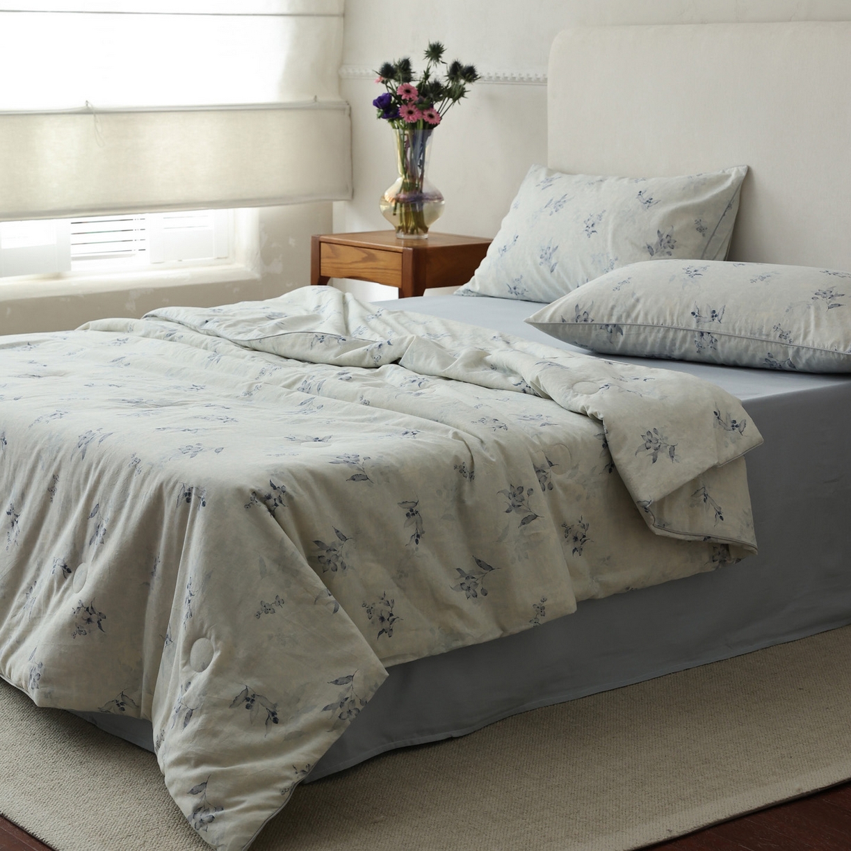 91家纺网 家纺一手货源 找家纺 （总）万盛家纺 2026新款棉麻印花夏被夏凉被空调被