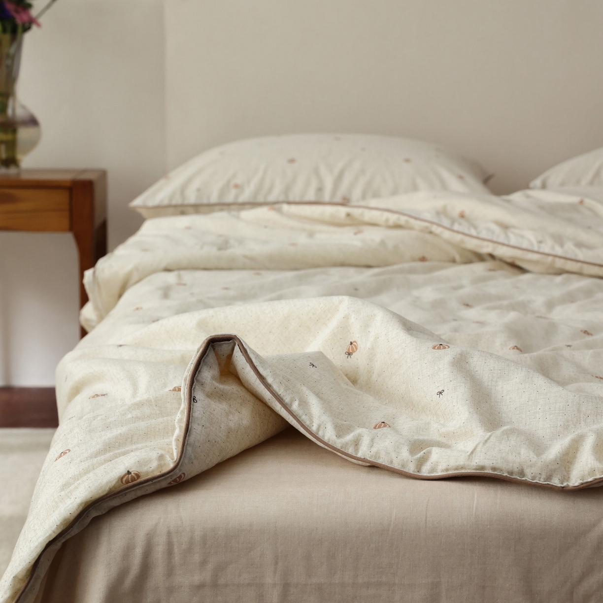 91家纺网 家纺一手货源 找家纺 万盛家纺 2026新款棉麻印花夏被夏凉被空调被 南珂