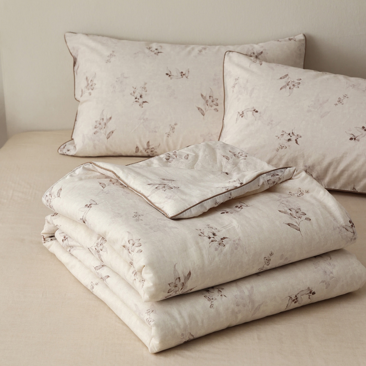 91家纺网 家纺一手货源 找家纺 万盛家纺 2026新款棉麻印花夏被夏凉被空调被 初暖