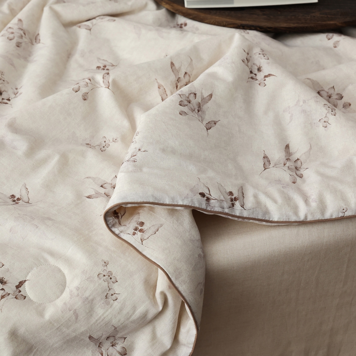 91家纺网 家纺一手货源 找家纺 万盛家纺 2026新款棉麻印花夏被夏凉被空调被 初暖