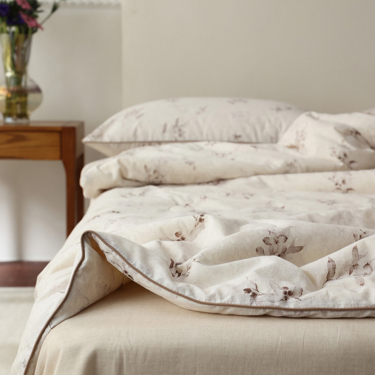 91家纺网 家纺一手货源 找家纺 万盛家纺 2026新款棉麻印花夏被夏凉被空调被 初暖