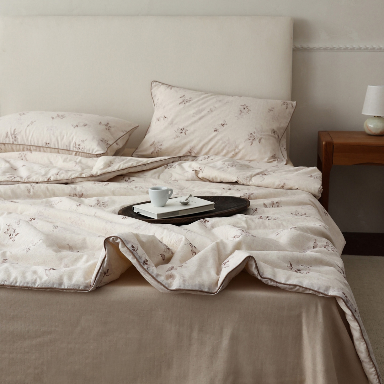 91家纺网 家纺一手货源 找家纺 万盛家纺 2026新款棉麻印花夏被夏凉被空调被 初暖