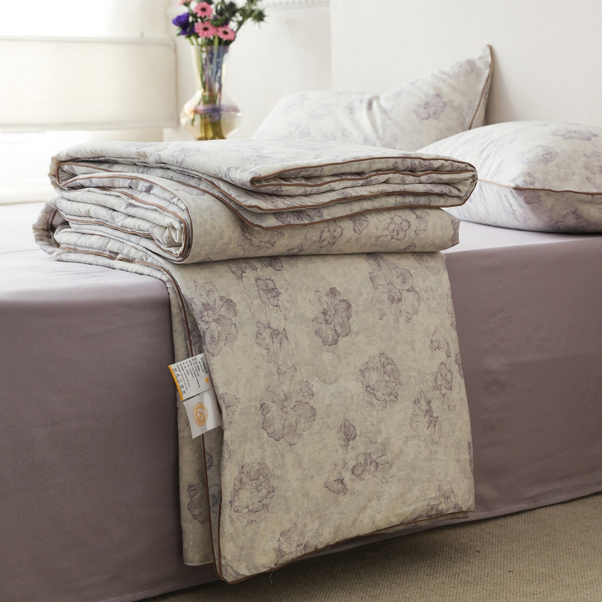 91家纺网 家纺一手货源 找家纺 （总）万盛家纺 2026新款棉麻印花夏被夏凉被空调被