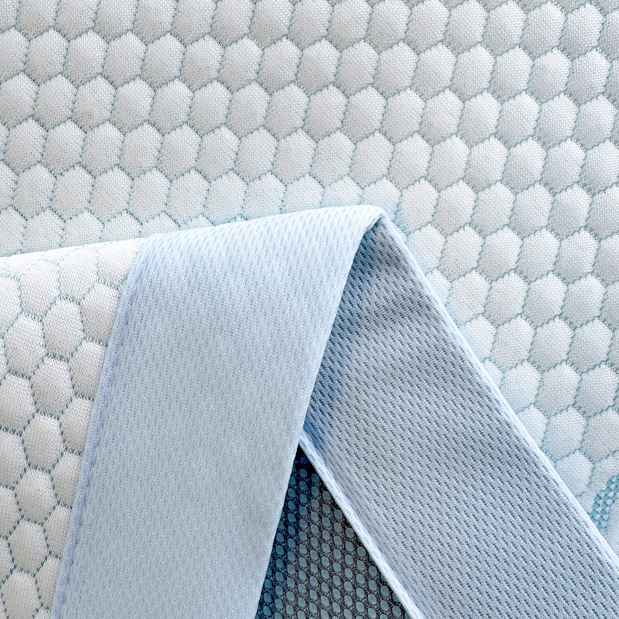 91家纺网 家纺一手货源 找家纺 家品罗兰 2026新款夏季A类冰豆豆凉席冰丝凉席家用双人冰丝席床单可机洗水洗单人学生宿舍夏天空调软席三件套大床 小冰熊-蓝