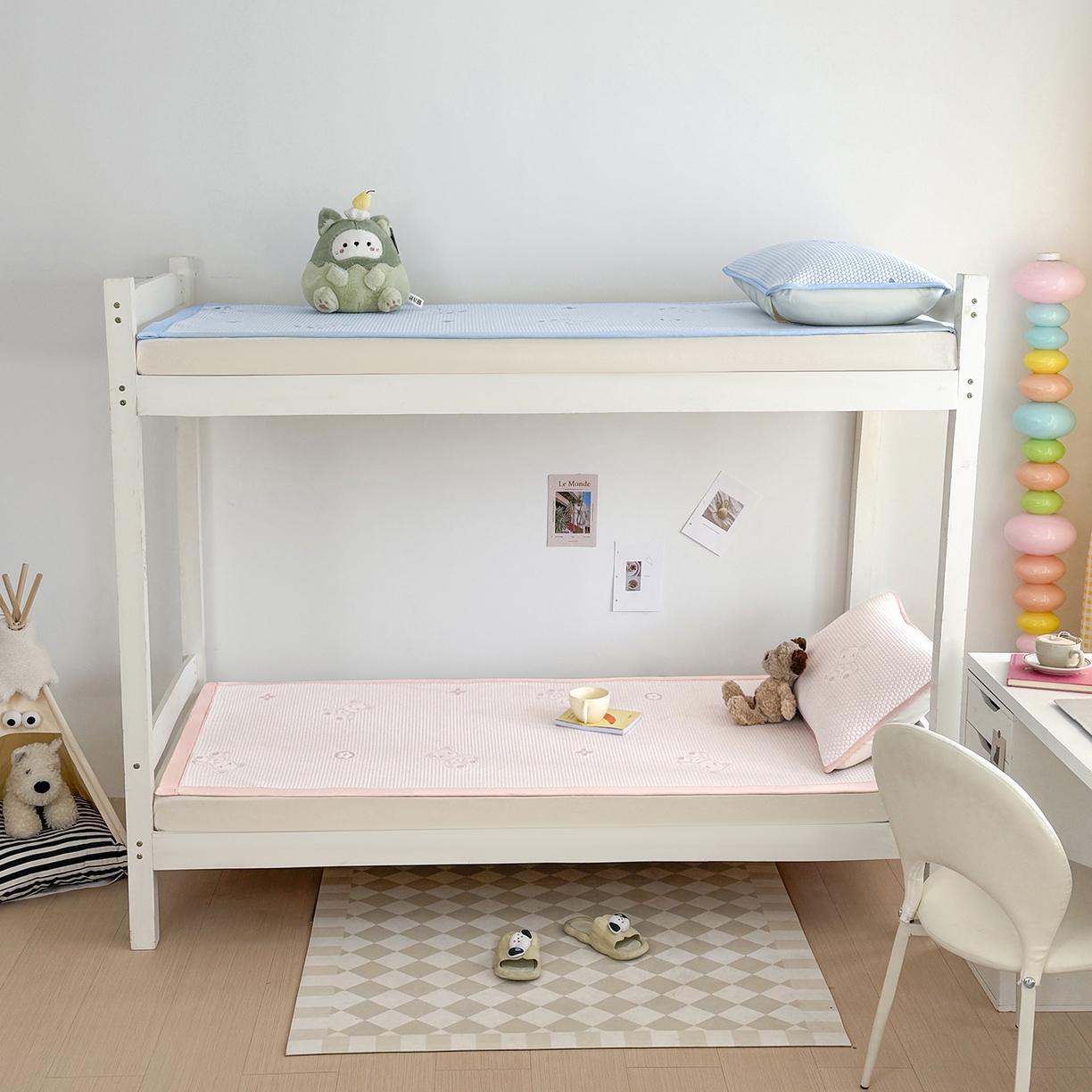 91家纺网 家纺一手货源 找家纺 （总）家品罗兰 2026新款夏季A类冰豆豆凉席冰丝凉席家用双人冰丝席床单可机洗水洗单人学生宿舍夏天空调席三件套学生床