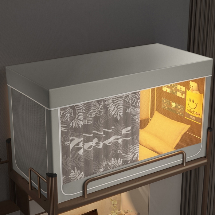 91家纺网 家纺一手货源 找家纺 宅部落 2026新款宅部落学生床帘宿舍上下铺印花无涂层强遮光学生蚊帐 夜之梦