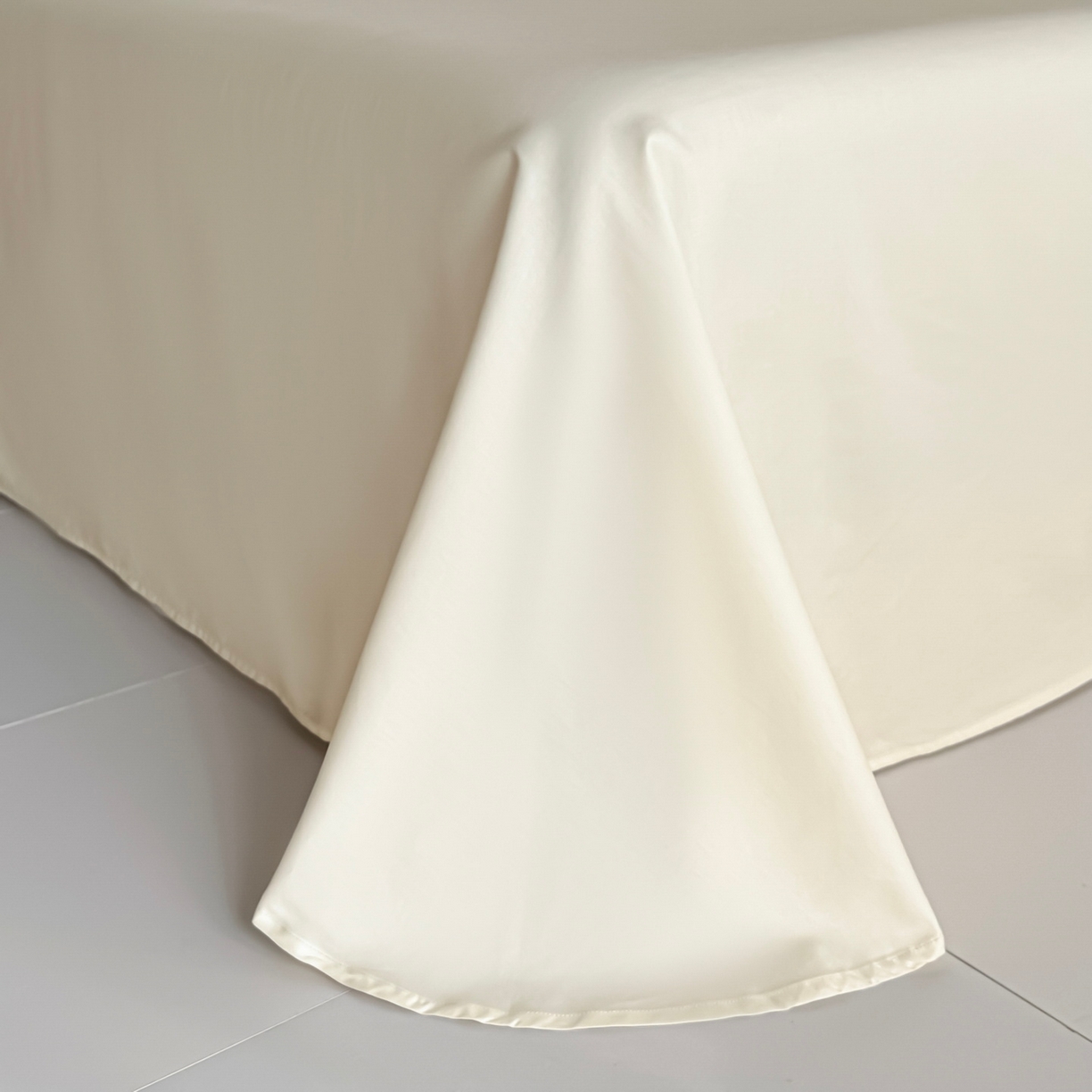 91家纺网 家纺一手货源 找家纺 慕晨 2026新款全棉纯棉文艺质感高级提花高精密四件套高端纯棉4件套直播热款 柔美-白