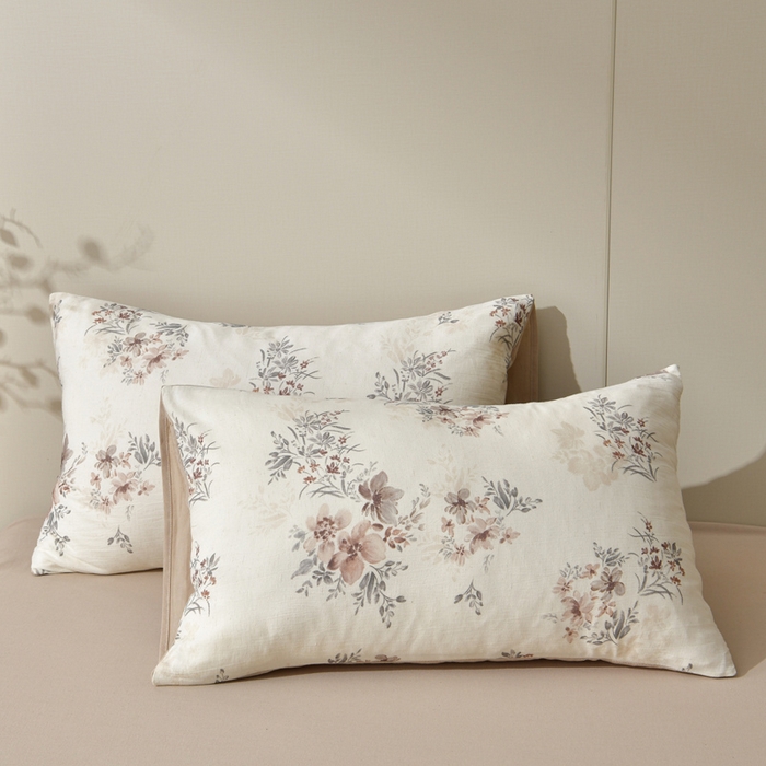 91家纺网 家纺一手货源 找家纺 （总）绘萱家居 2026新款纯棉+麻棉麻全棉印花四件套