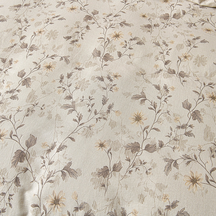 91家纺网 家纺一手货源 找家纺 绘萱家居 2026新款纯棉+麻棉麻全棉印花四件套 棉麻诗话